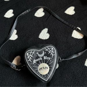Ouija heart shaped purse
